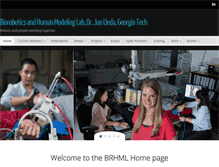 Tablet Screenshot of biorobotics.gatech.edu