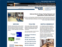 Tablet Screenshot of neetrac.gatech.edu