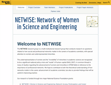 Tablet Screenshot of netwise.gatech.edu