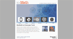 Desktop Screenshot of biomath.gatech.edu
