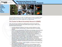 Tablet Screenshot of cbar.gatech.edu