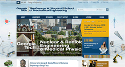 Desktop Screenshot of me.gatech.edu