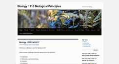 Desktop Screenshot of bio1510.biology.gatech.edu