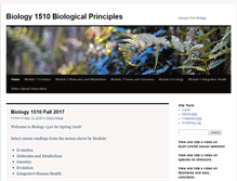 Tablet Screenshot of bio1510.biology.gatech.edu