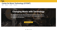 Desktop Screenshot of gtcmt.gatech.edu