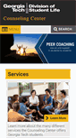 Mobile Screenshot of counseling.gatech.edu