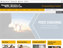 Tablet Screenshot of counseling.gatech.edu