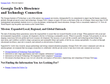 Tablet Screenshot of bioconvergence.gatech.edu