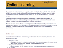 Tablet Screenshot of onlinelearning.gatech.edu