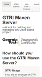 Mobile Screenshot of maven.gtri.gatech.edu