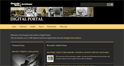 Desktop Screenshot of history.library.gatech.edu