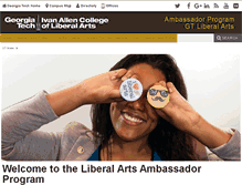 Tablet Screenshot of ambassadors.iac.gatech.edu