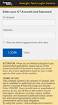 Mobile Screenshot of login.gatech.edu