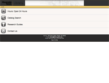 Tablet Screenshot of m.library.gatech.edu