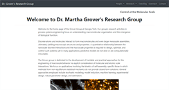 Desktop Screenshot of grover.chbe.gatech.edu