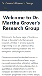 Mobile Screenshot of grover.chbe.gatech.edu