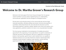 Tablet Screenshot of grover.chbe.gatech.edu