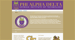 Desktop Screenshot of pad.gatech.edu