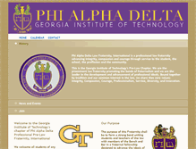 Tablet Screenshot of pad.gatech.edu