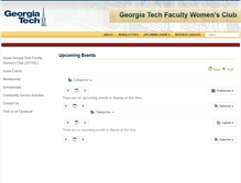 Tablet Screenshot of gtfwc.gatech.edu